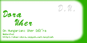 dora uher business card